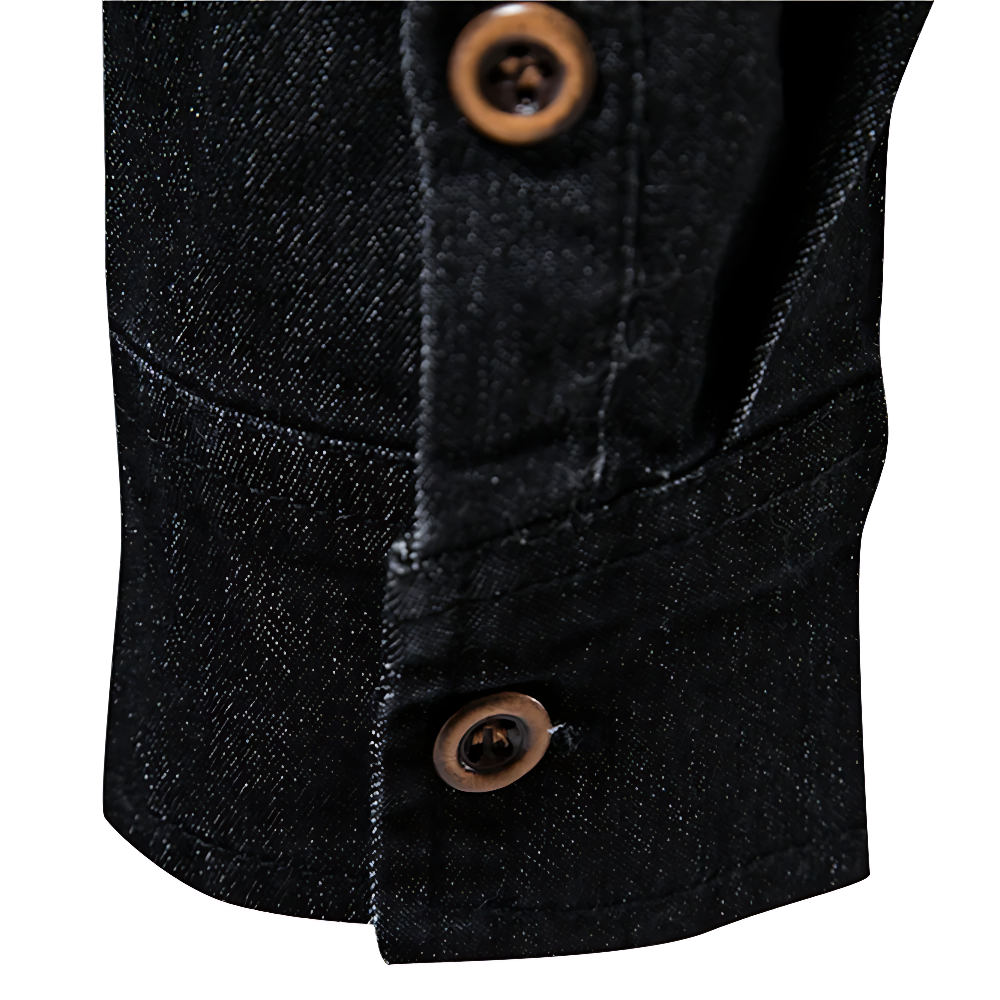 JIM - KATOEN DENIM OVERHEMD