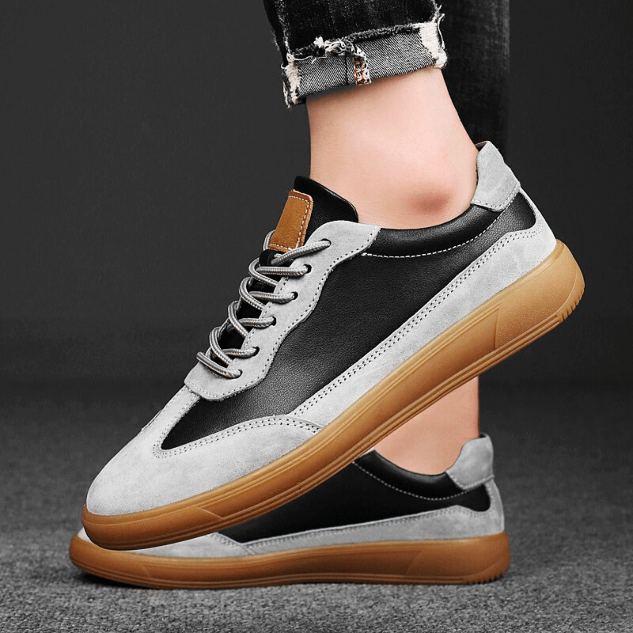 Casual Echte Leren Sneakers