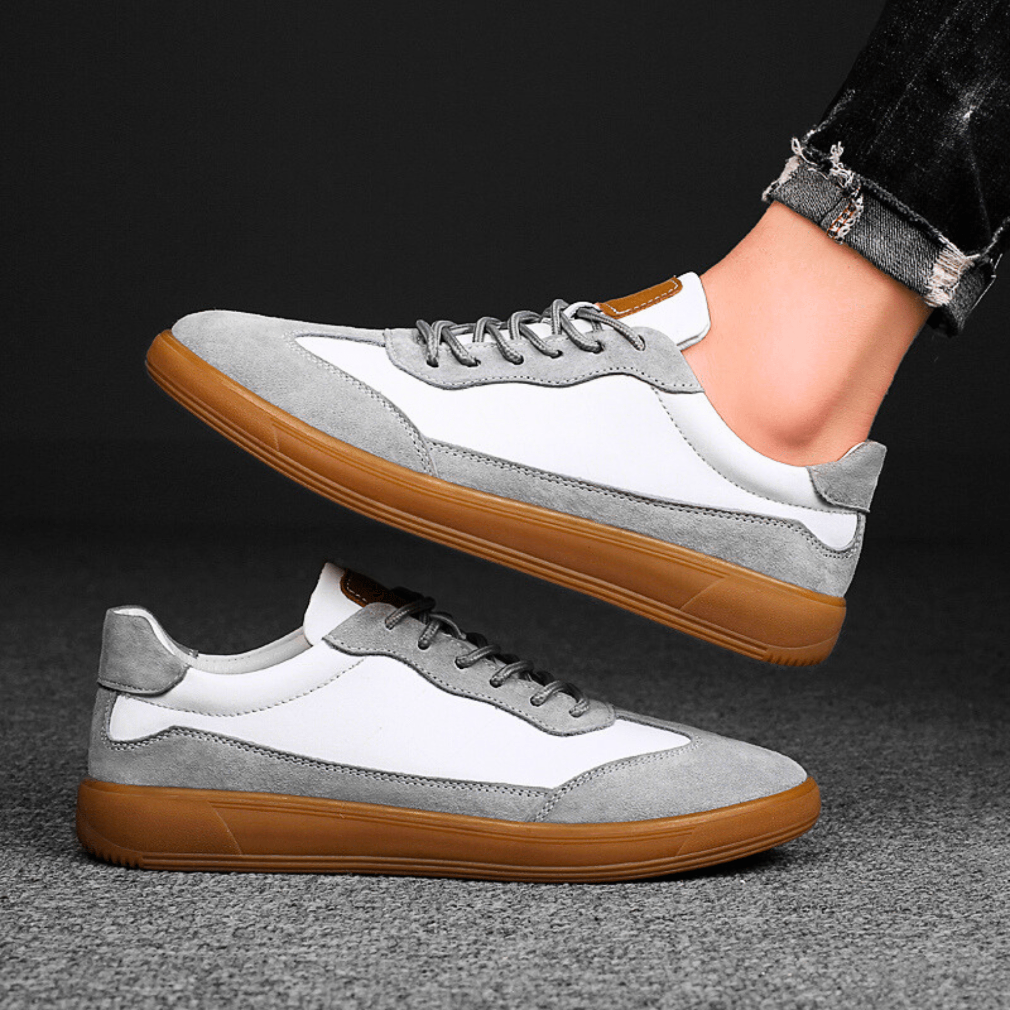 Casual Echte Leren Sneakers