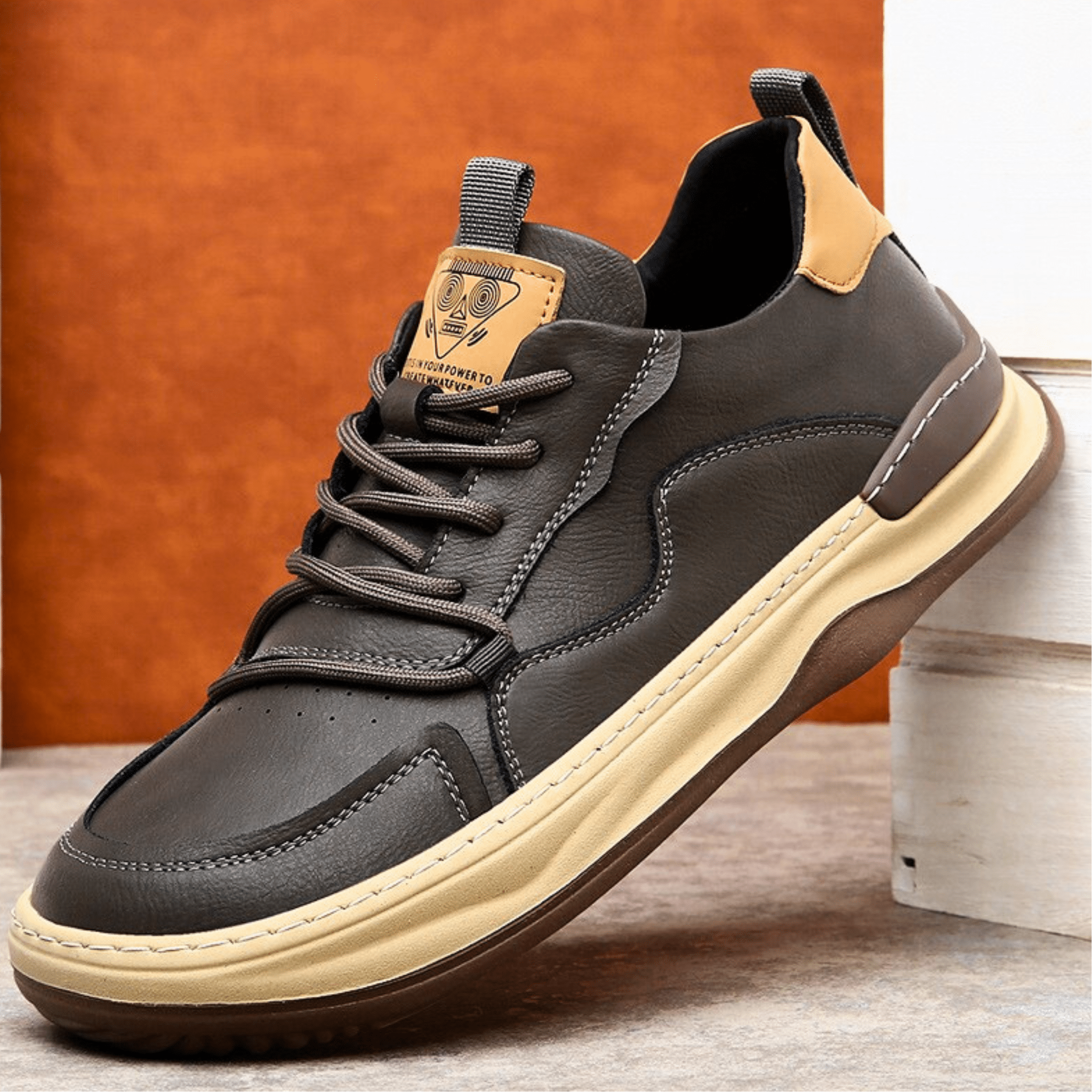 Montevaro Leren Sneaker