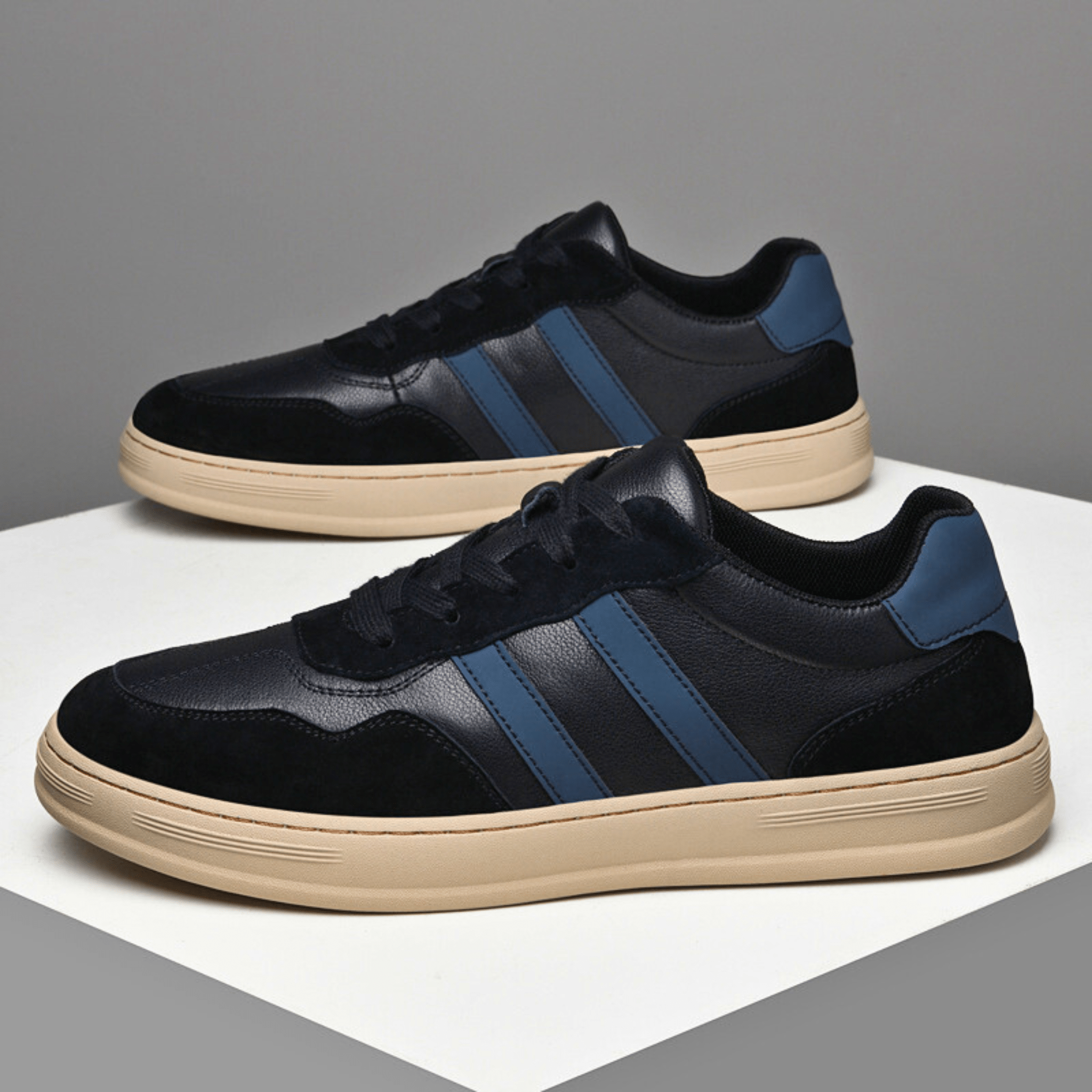 Slimme Echte Leren Sneakers