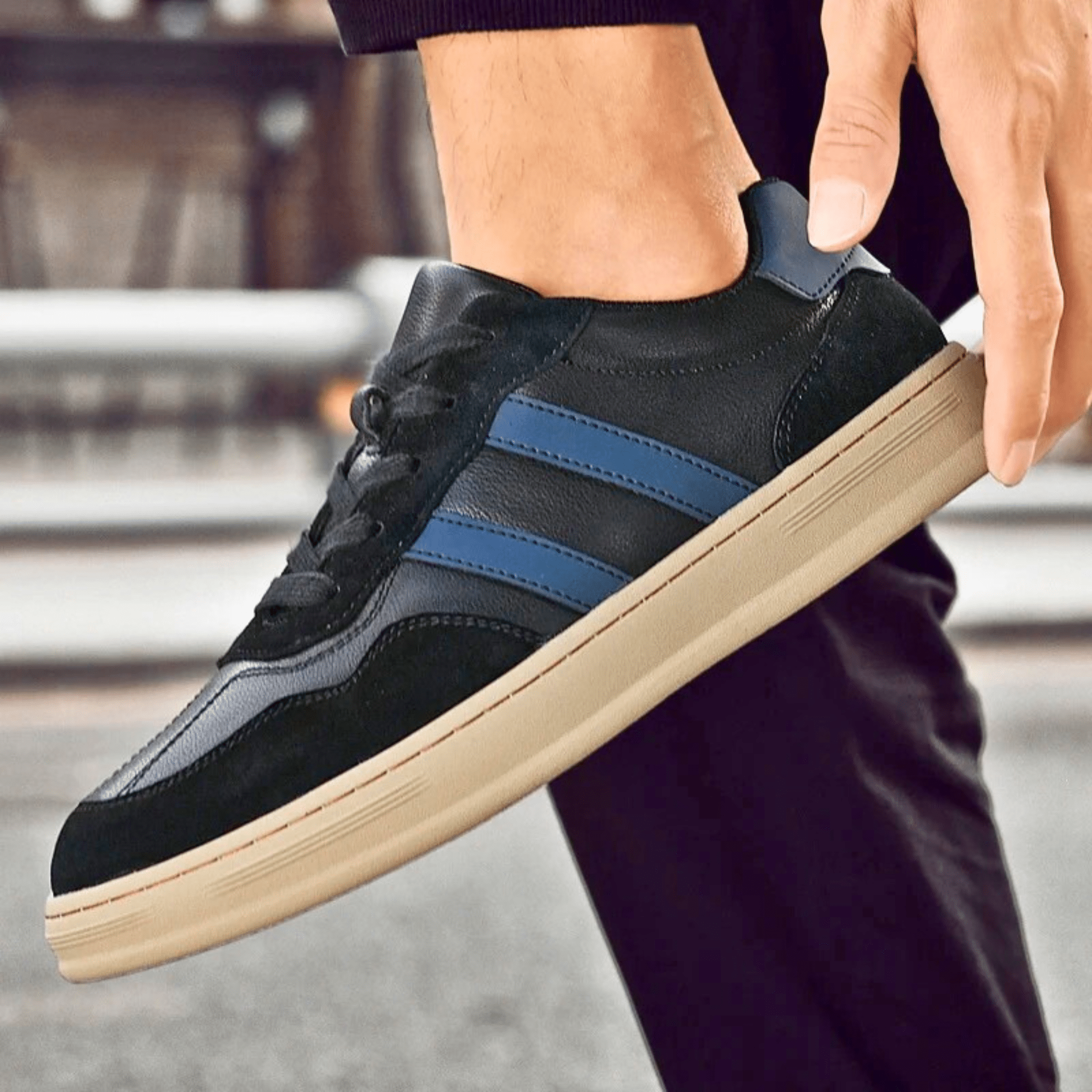 Slimme Echte Leren Sneakers