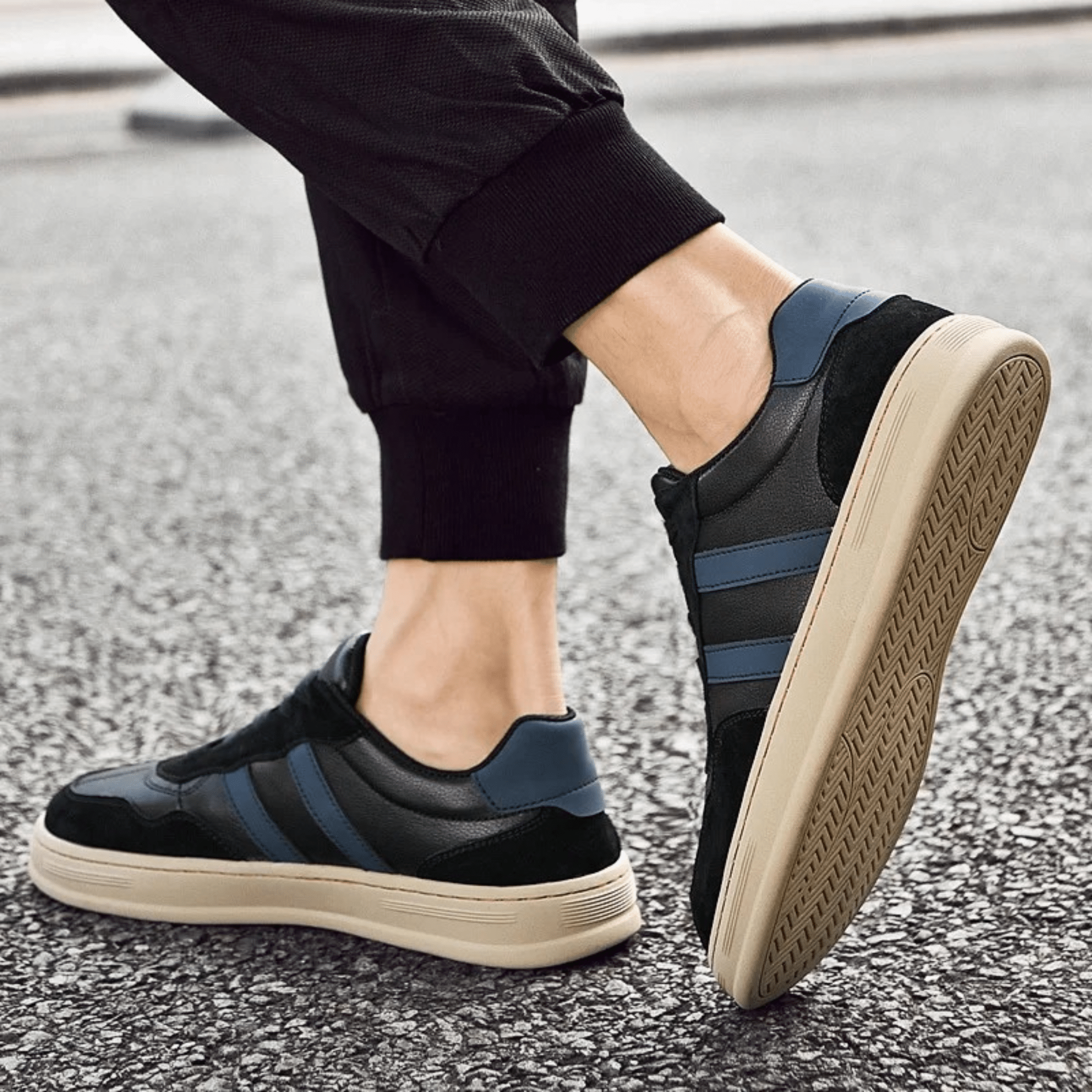 Slimme Echte Leren Sneakers