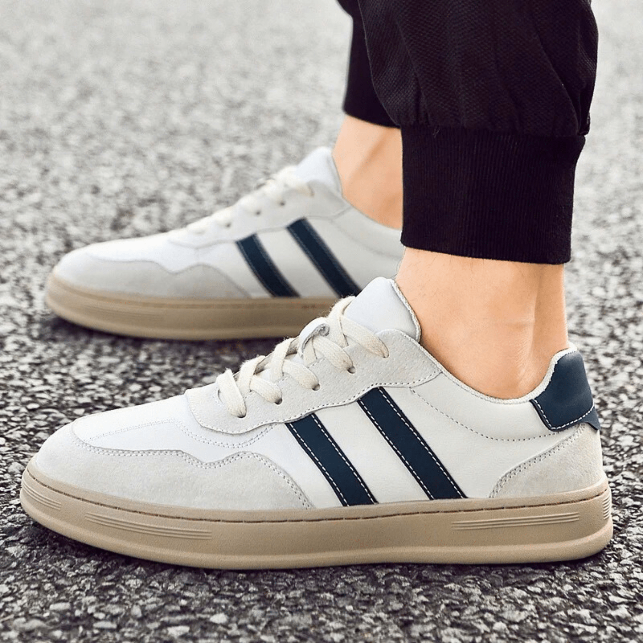 Slimme Echte Leren Sneakers