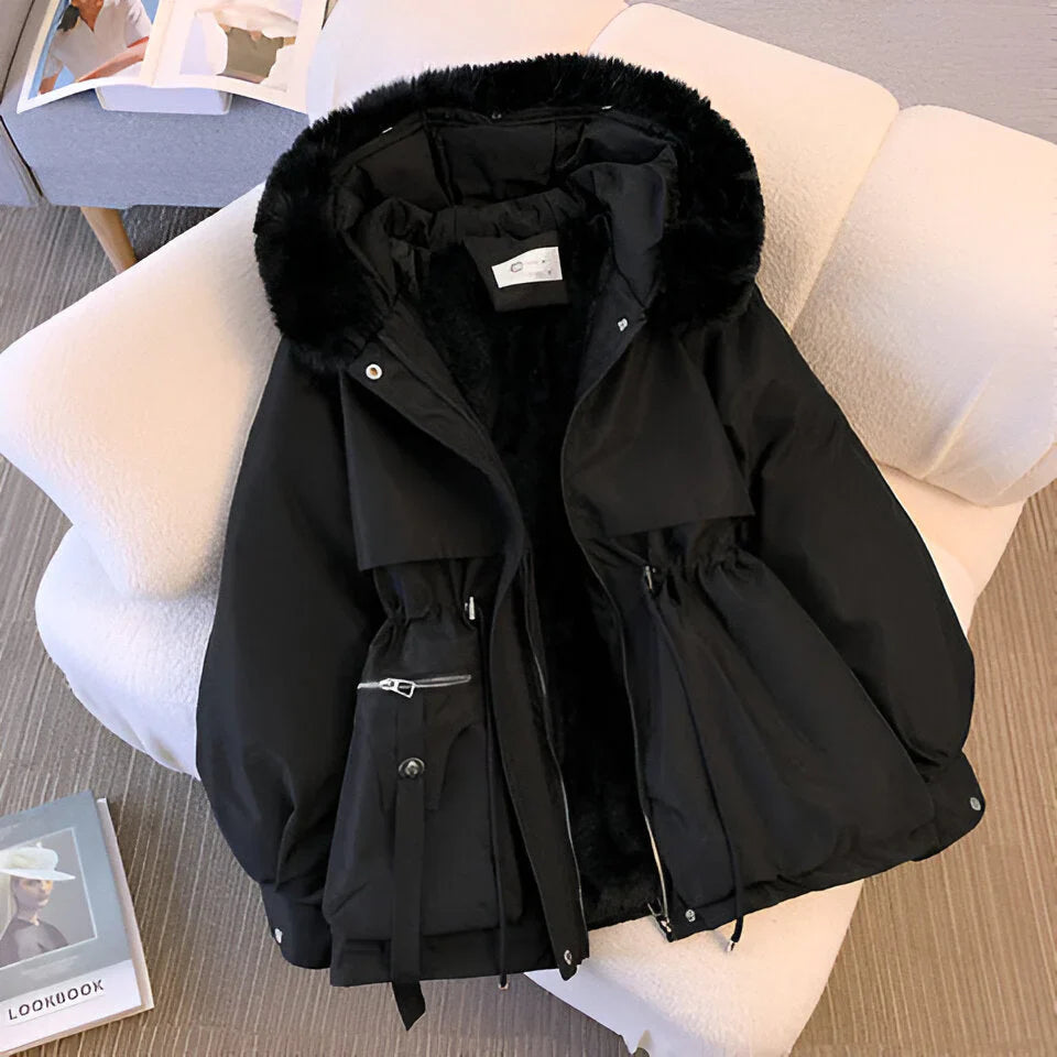 Kassandra™ | Premium winterparka met bontkap – Knus comfort en tijdloze stijl