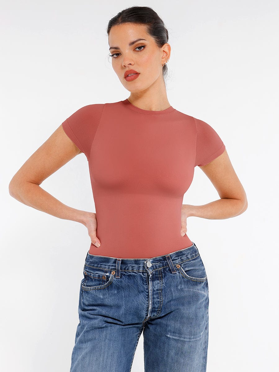 Bloom ™ |  Short Sleeve  Shaping Bodysuit