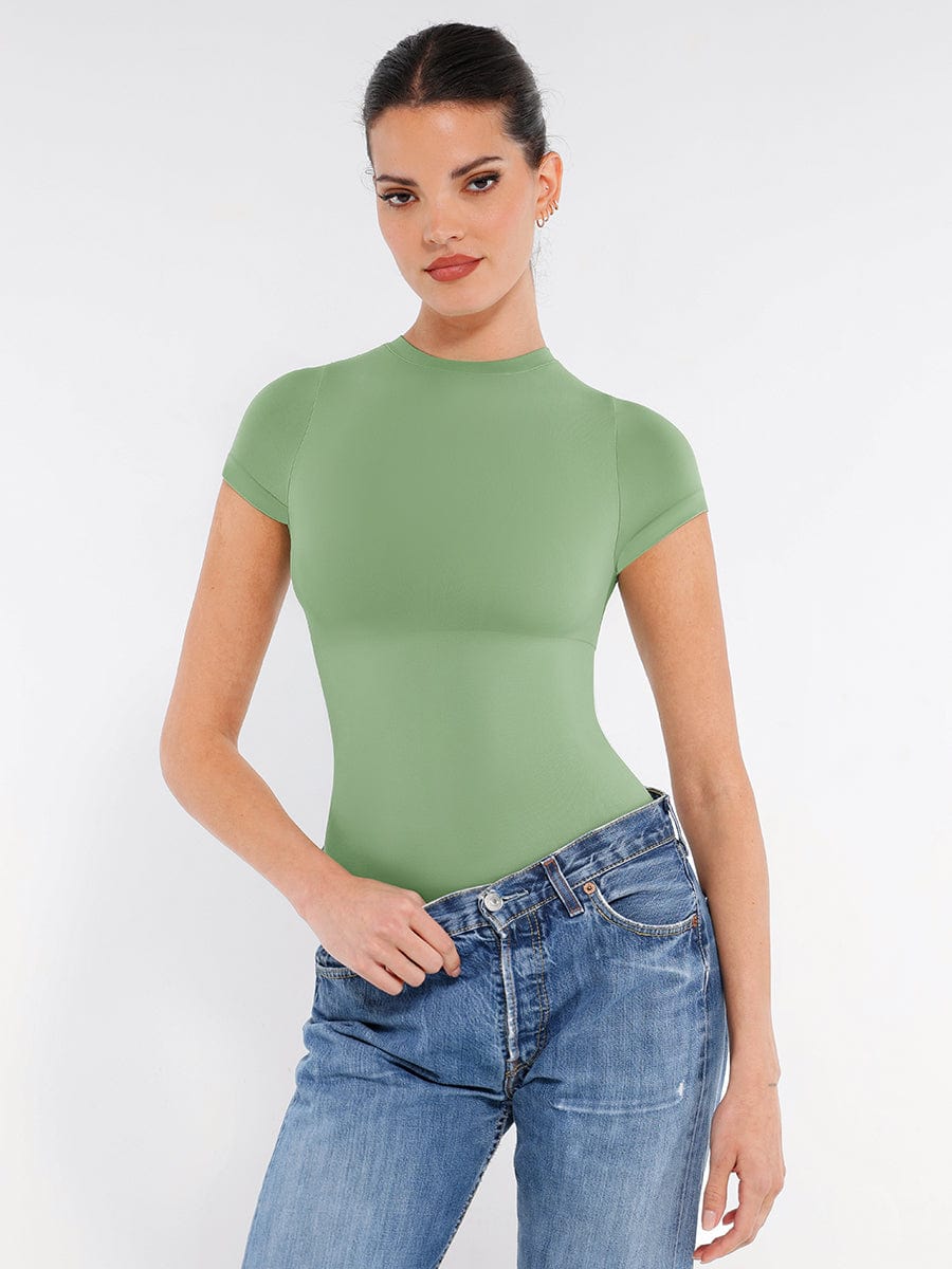 Bloom ™ |  Short Sleeve  Shaping Bodysuit