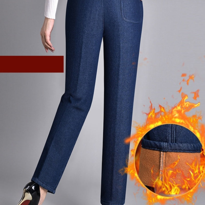 Bloom® | Damesjeans met Zijzakken en Elastische Taille