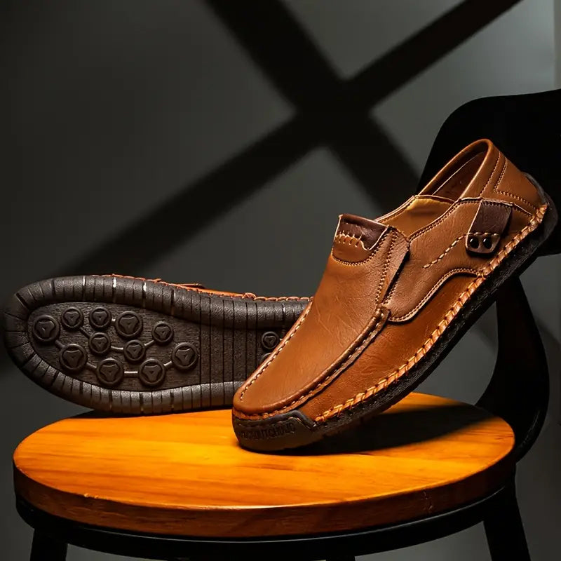Teun™ | Premium Leren Instapschoenen – Tijdloze Klasse & Ademend Comfort