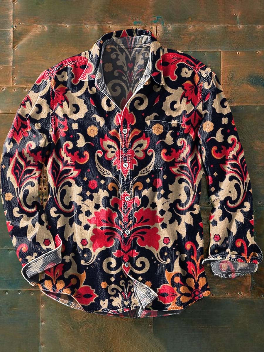 Bloom™ | Elegant Bloemenprint Overhemd – Tijdloze Stijl & Verfijnde Uitstraling