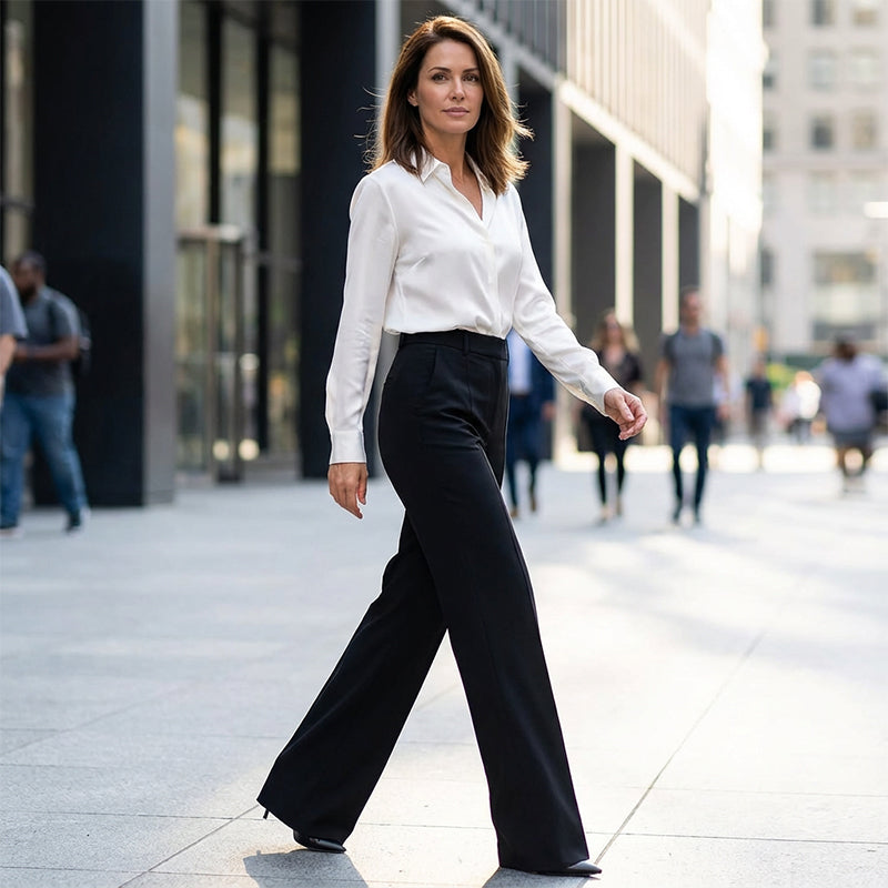Liora™ | Elegante High-Waist Broek – Tijdloze Stijl & Snel Uitverkocht.
