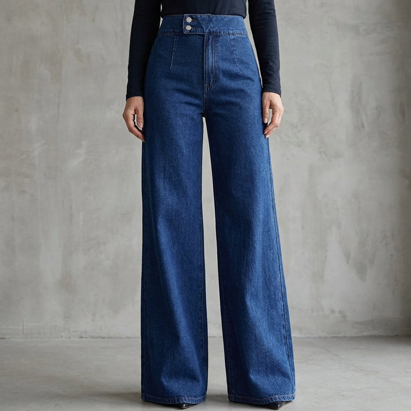 Adèle™ — Hoge taille jeans die de silhouette subtiel verfijnt
