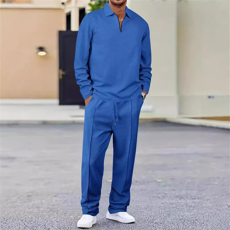 Daan™ | Gewafelde Heren Set – Minimal Comfort & Moderne Stijl