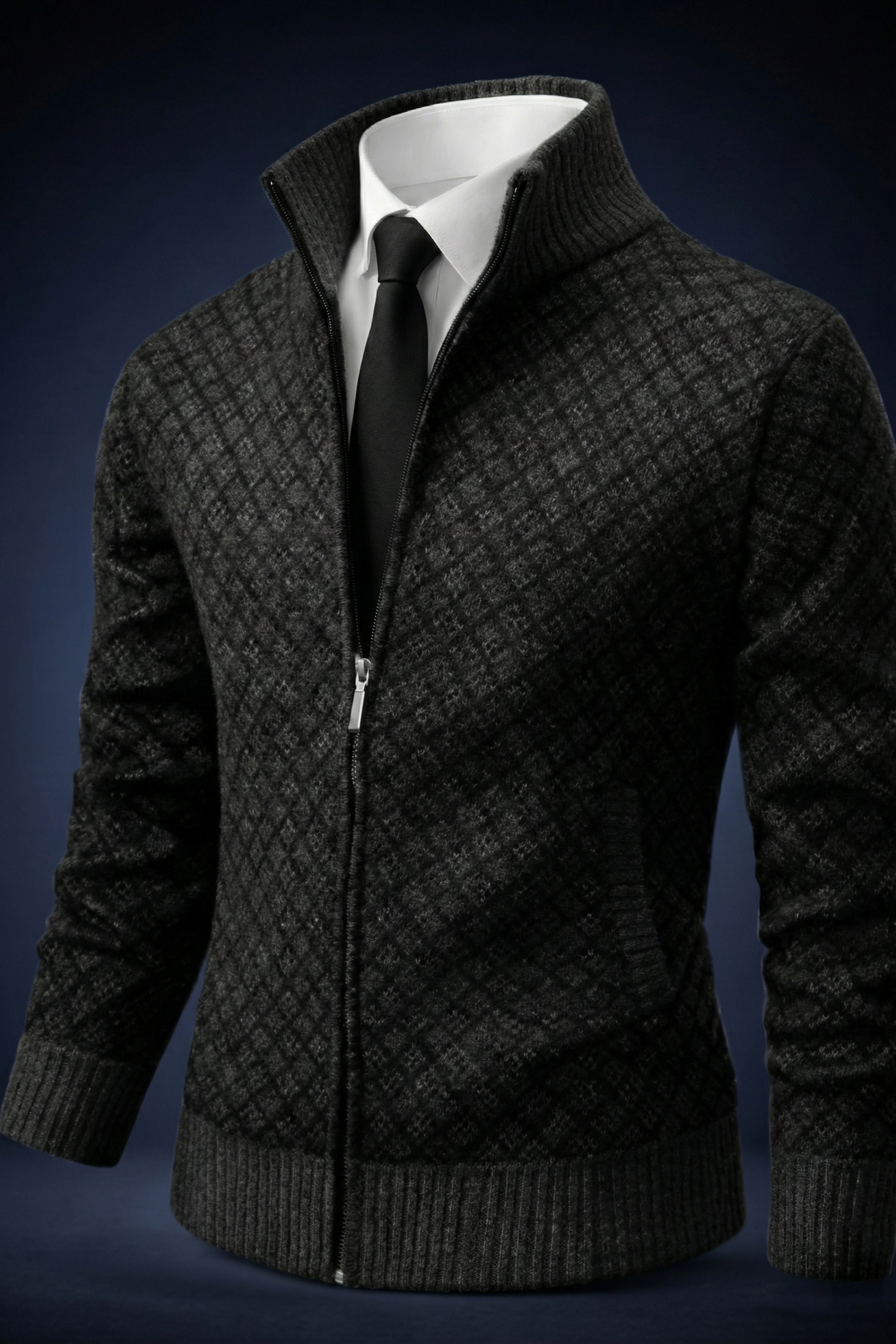 Boudewijn™ | Rits Cardigan – Verfijnde Warmte & Tijdloze Uitstraling