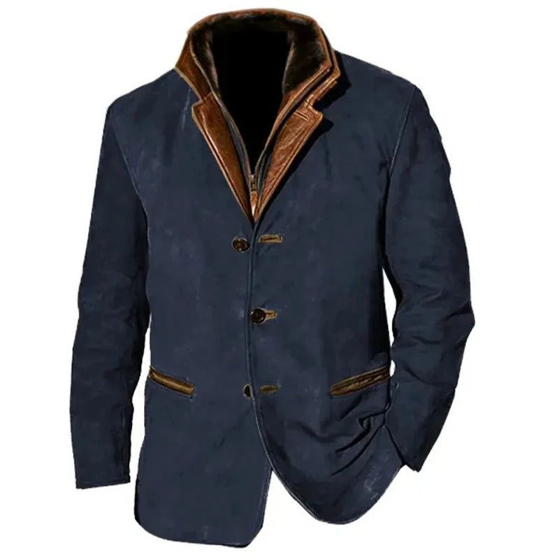 Lucas™ | Premium vintage winterjas voor heren – Tijdloze stijl en zelfverzekerd comfort bij koud weer