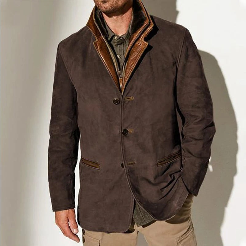 Lucas™ | Premium vintage winterjas voor heren – Tijdloze stijl en zelfverzekerd comfort bij koud weer
