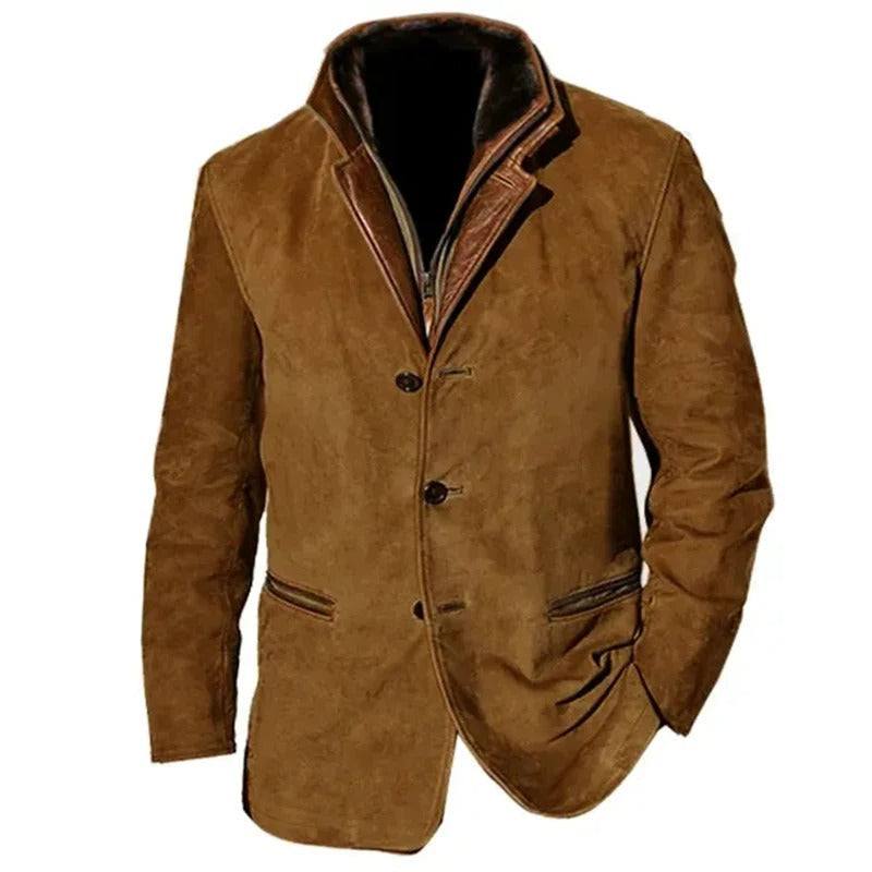 Lucas™ | Premium vintage winterjas voor heren – Tijdloze stijl en zelfverzekerd comfort bij koud weer