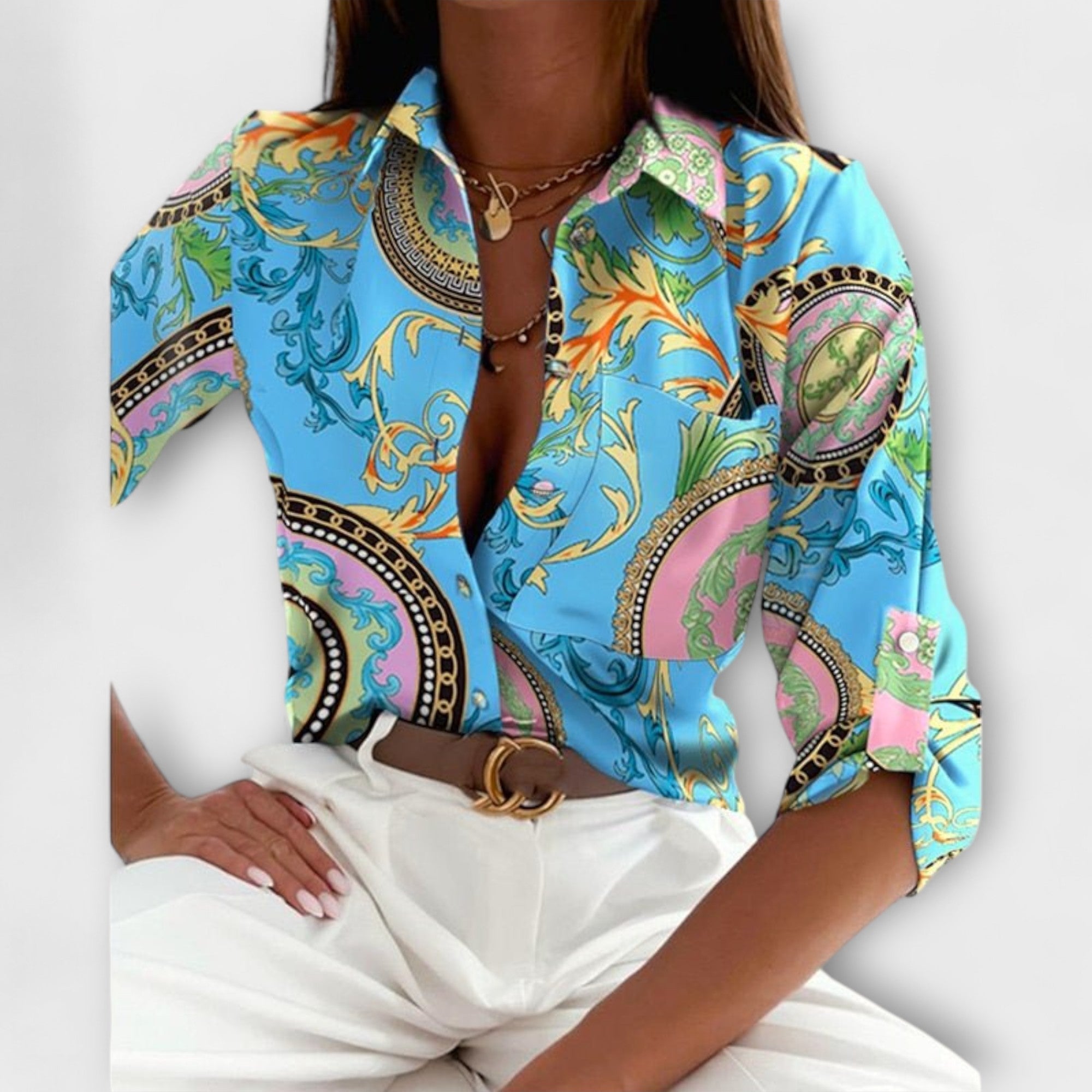 Bloom™ | Blouse Met Klassieke Kraag